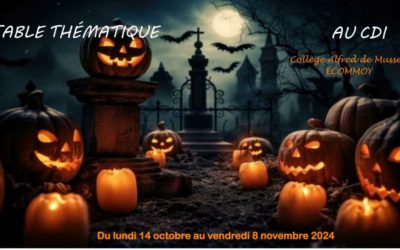 Table thématique : Halloween